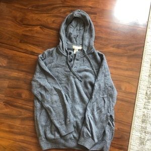 H&M 3/4 button up hoodie